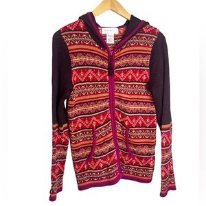 Vintage Susan Bristol Rainbow Knit Jacket